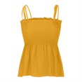 thumbnail image 4 of Birdeem T-Shirt à Bretelles pour Femmes, Sans Manches, Design Plissé, Mode Aguichant, Tops d'Été, 4 of 6