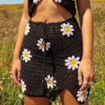 thumbnail image 4 of Women Two-Piece Clothes Set Floral Sleeveless Crop Tops And Knitted Skirt, 4 of 6