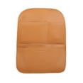 thumbnail image 2 of Leather Car Seat Back Protector Pad for Rear Seats Prevents Kicks Dirt and Damage Universal Fit Easy to Clean, 2 of 6