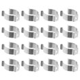 thumbnail image 1 of KAKOWELY 30 PCS/Set Assorted Tool Spring Terry Clips Heavy Duty Storage Shed Garage Lamp Holders,1.1"X1.1"X0.39", 1 of 4
