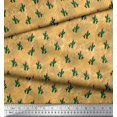 thumbnail image 3 of Soimoi Poly Georgette Fabric Cactus Tree Print Sewing Fabric Yard 42 Inch Wide, 3 of 5