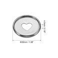 thumbnail image 2 of Unique Bargains Disques de Reliure en Plastique, Argent Foncé, 11 Unités, 2 of 6