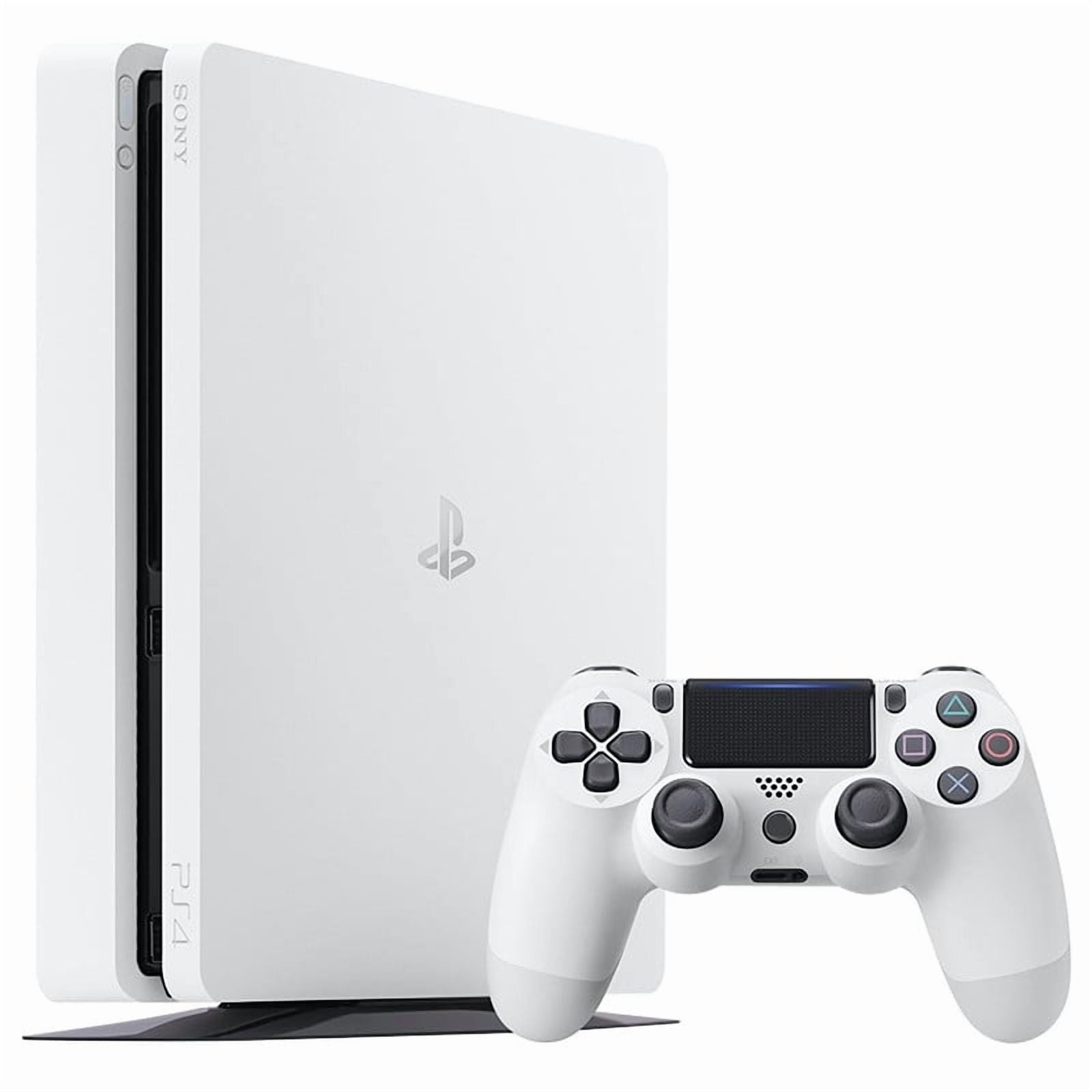 PlayStation®・ホワイト  トPS4 #本体 Sony - Playstation 4 PS4 Console Slim 500GB with Retrofam