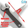 thumbnail image 2 of Hand Tools Kit, Specialty Tools Kit | For Home Use, Hand Tools Set, Tools Combo With 10" Adjustable Wrench, Combination Plier, Claw Hammer & 2-In-1 Screwdriver | Tool Accessories, 2 of 5