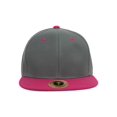 thumbnail image 2 of Top Headwear Flat Bill Adjustable Snapback Cap - Grey/Pink, 2 of 2