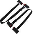 thumbnail image 1 of Double Sangle de Transport pour Ski, 43.3 Po Support d'Épaule de Ski, 2 Pcs Fixation Réglable pour Entraînement de Puissance, 1 of 7