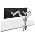 thumbnail image 2 of Desktop 17-32 Inch Dual Monitor Mount Arm Full Motion Aluminum Monitor Holder Gas Spring Arm Load 2-8kgs Each ,Easy to Use, 2 of 6