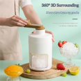 thumbnail image 4 of Shaved Ice Machine, Manual Ice Shaver Machine Snow Cone Machine with Ice Mold Box for Kitchen and Picnic, Slushie Machine, BPA-Free, 4 of 5