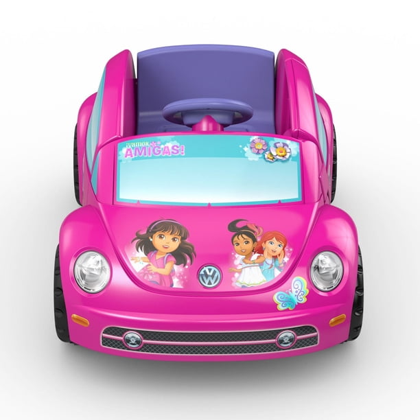 Power Wheels Nickelodeon Dora And Friends Volkswagen New Beetle