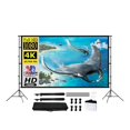 thumbnail image 1 of Outdoor Double Tripod Bracket Milk Silk Thickened Household Convenience 100 120 Inch HD Projector Folding Screen ,Long Lasting, 1 of 7