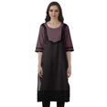 thumbnail image 1 of Moomaya Kurti Droite de Designer pour Femmes Tunique Indienne Imprimée Haut Long Kurta, 1 of 6