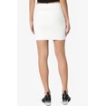 thumbnail image 3 of Jupe Tube Double Couche Taille Haute en Coton Extensible Basique pour Femmes, 3 of 7