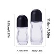 thumbnail image 3 of Large Roller Transparent Glass Bottle For Liquor Massage And Important Oil Applications, 3 of 4