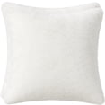 thumbnail image 3 of Mainstays Decorative Cushion, Solid Faux Fur, 20x20 in, White 2-Pack, 3 of 5