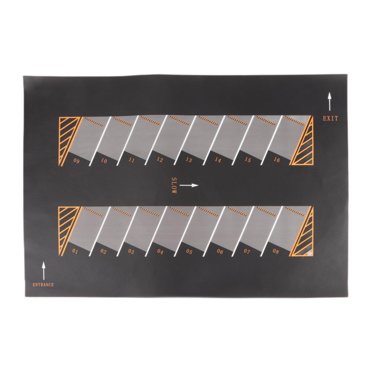 Bunblic 1/64 Scale Parking Lot Scene Display, Underground Garage, Non Slip Mini Car Garage, Car Scene Mat Mouse Pad for Model Vehicle C