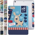 thumbnail image 1 of DuraSafe Cases iPad PRO 12.9 Inch 4th 5th 6th [ Pro 12.9 4 5 6 ] MY3K2LL/A MY3J2LL/A MY2H2LL/A MY2J2LL/A TriFold Printed PC Lightweight Protective Clear Back Cover - Puppy Friend, 1 of 8