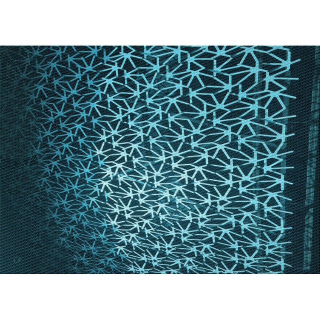 Ahgly Company Machine Washable Indoor Rectangle Transitional Deep Teal Green Area Rugs, 5' x 8'