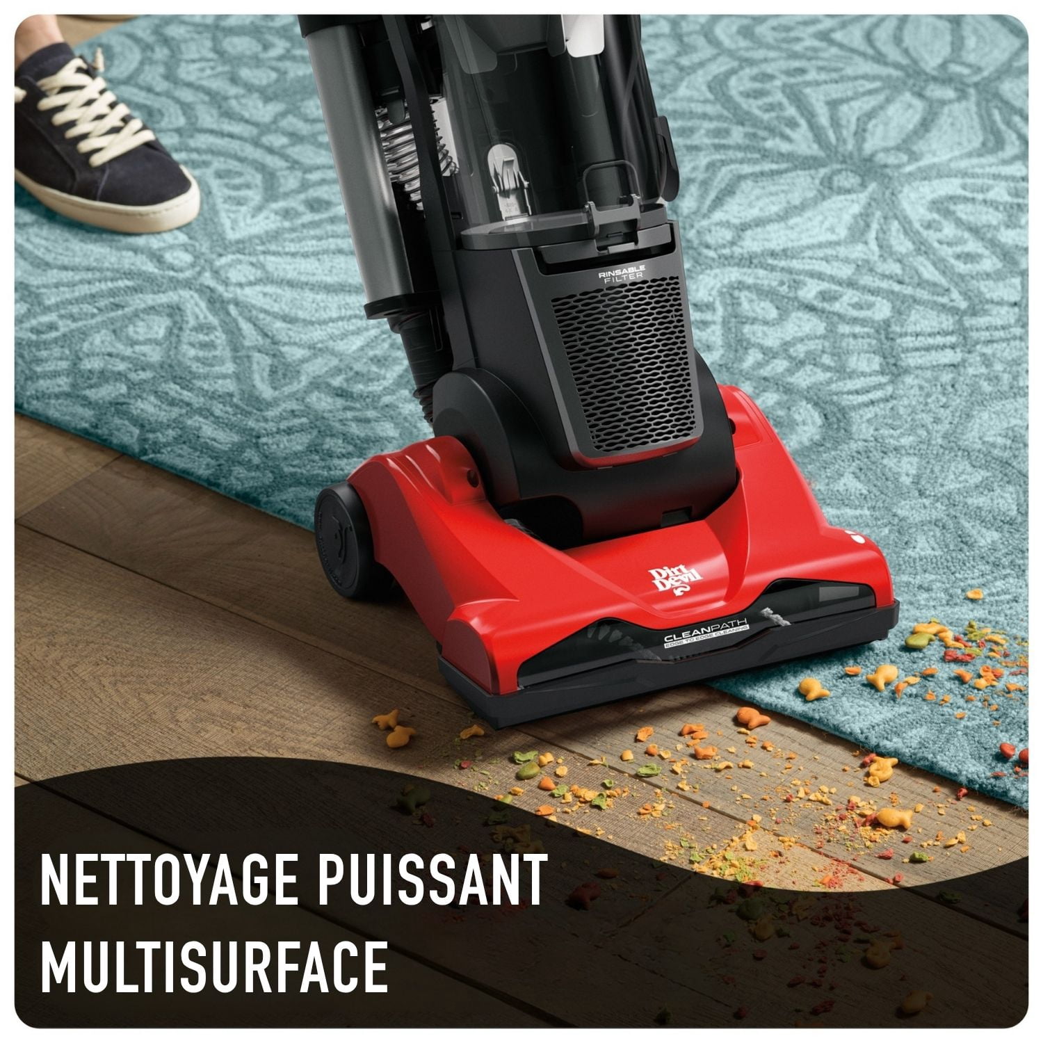 Dirt Devil Aspirateur Vertical Compact Endura™ Reach