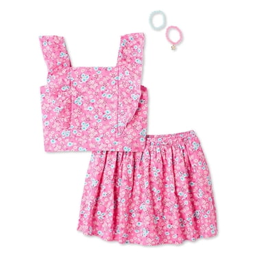 Ensemble 2 pièces avec jupe en tricot ajouré Btween pour filles