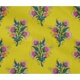 thumbnail image 4 of oneOone Cotton Flex Fabric Leaves & Floral Block Print Fabric By Yard 40 Inch Wide, 4 of 4