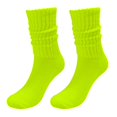 thumbnail image 1 of XIAQUJ Socks Solid Color Crew Socks Colorful Lightweight Cotton Socks Stockings Mint Green One Size, 1 of 4