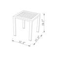 thumbnail image 3 of Bern Aluminum Bistro Set, White, 3 of 9