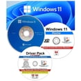 thumbnail image 1 of Windows 11 Home DVD 64 Bits & Réparer, Récupérer, Restaurer, Réinstaller Logiciel & Pilotes Pack. 3 Pack, 1 of 7
