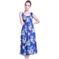 thumbnail image 3 of Womens Hawaiian Tank Elastic Luau Dress Hibiscus Patterns, 3 of 9