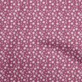thumbnail image 1 of oneOone Georgette Viscose Pink Fabric Floral Craft Projects Decor Fabric Printed By The Yard 42 Inch Wide, 1 of 4