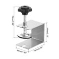 thumbnail image 2 of Unique Bargains Drawer Front Installation Clamps, Stainless Steel Cabinet C Clamps, 2Pack, 2 of 6