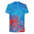 thumbnail image 5 of LSLJS Men's Patriotic Shirts Independence Day Stripes Print T-Shirts Round Neck Short Sleeve Shirts, 5 of 5
