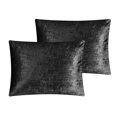 thumbnail image 4 of Grace Living Aashvi Crinkle Velvet 3pc Comforter Set - 2 Pillow Shams, 1 Comforter, 4 of 5