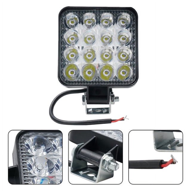 Spotlight Working Light 12v 24v ABS+LED High Intensity Truck Off Road Tractor Waterproof Easy To Fit Replacement