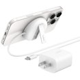 thumbnail image 3 of Refurbished Belkin WIA011TTWH BoostCharge Qi2 Pro Magnetic Wireless Charging Pad White, 3 of 3