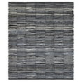 thumbnail image 3 of Fabstyles Checkerboard Denim Leather Handmade Area Rag Rug for Living Room, Hallway, Patio, 3 of 6