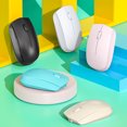 thumbnail image 3 of TACILIP Wireless Computer Mouse Desktop Notebook Business Office Portable Optical Mouse (rechargeable Bluetooth-mode), Gifts for Him, 3 of 4