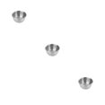 thumbnail image 3 of maskred Stainless Steel Condiment Sauce Cups Durable And Easy To Clean Any Occasion Dipping Bowl Multifunctional 5cm（sanding） 3Set, 3 of 6