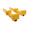 thumbnail image 5 of Lakewood Traction Bar 20475 Leaf Spring Mounted; 28 Inch Long; Yellow; With Rubber Snubbers/U-Bolt/Installation Hardware; Set Of 2, 5 of 5