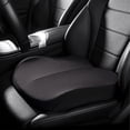 thumbnail image 1 of AHMT Car Seat Cushion, Comfort Memory Foam Car Cushion, Non-Slip Auto Booster Seat Cushion for Improve Driving Vision, Suitable for Vehicles Trucks SUVs Car Accessories(Black), 1 of 8