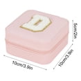 thumbnail image 3 of TopLLC 26 Letters Earring Jewelry Display Storage Box Case Organizer Flannel Tray Holder Gift, 3 of 3