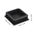 thumbnail image 2 of Unique Bargains 8Pack 70mmx70mm(2.76inch) Plastic Tubing Plug Square Post End Caps Black, 2 of 6