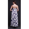thumbnail image 2 of Bimba Rayon Tie-Dye Ladies Printed Backless Spaghetti Strap Long Maxi Evening Party Dress-Large, 2 of 5