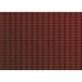 thumbnail image 1 of Ahgly Company Tapis de Zone Rectangulaire Transitionnel Rouge Bordeaux pour Intérieur, Lavable à la Machine, 4 Pieds x 6 Pieds, 1 of 7
