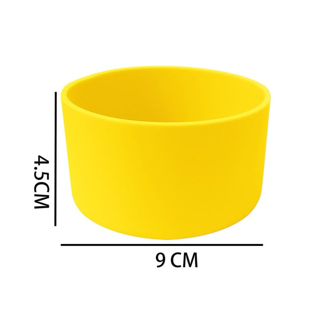 MYG Silicone Cup Cover Bottom Pad 9cm Diameter for 32/40oz Sports Bottles Heat Resistant Non-Slip Protection Multiple Colors Available