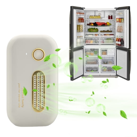 Nilvkv Mini Usb Fridge Deodorizer,Portable Rechargeable Refrigerator Deodorizer,Reusable Refrigerator Deodorizer for Fridge,Car, Closet, Wardrob