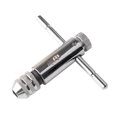 thumbnail image 1 of FlyFlise Adjustable Silver T-Handle Ratchet Tap Holder Wrench Tap Reamer Tapping Ratcheting Wrench, 1 of 8