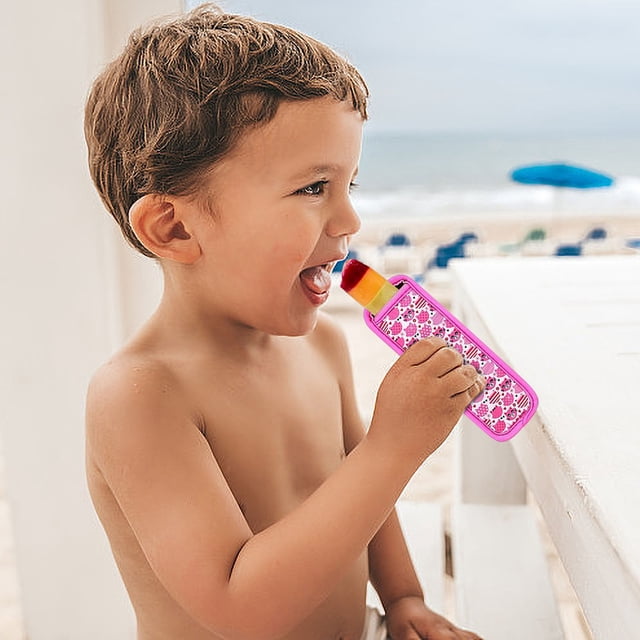 TopLLC Printed Diving Fabric Popsicle Cover. Popsicle Cover Won’t Cause Frostbite And Stays Cold