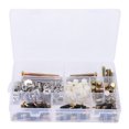 thumbnail image 3 of Furniture Hardware Screw Screw Nut Kit Furniture Eccentric Wheel Pre-inserted Nut Hardware Tools 125Pcs Furniture Hardware Screw PreInserted Nut Eccentric Wheel 3in1 Connecting Kit, 3 of 8