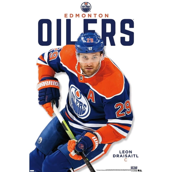 NHL Edmonton Oilers - Leon Draisaitl Feature Series 24 Wall Poster, 22.375" x 34"