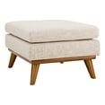 thumbnail image 2 of Engage Upholstered Fabric Ottoman - Beige, 2 of 5